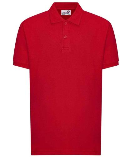 AWDis Academy Kids Piqu� Polo Shirt - RED - 45637